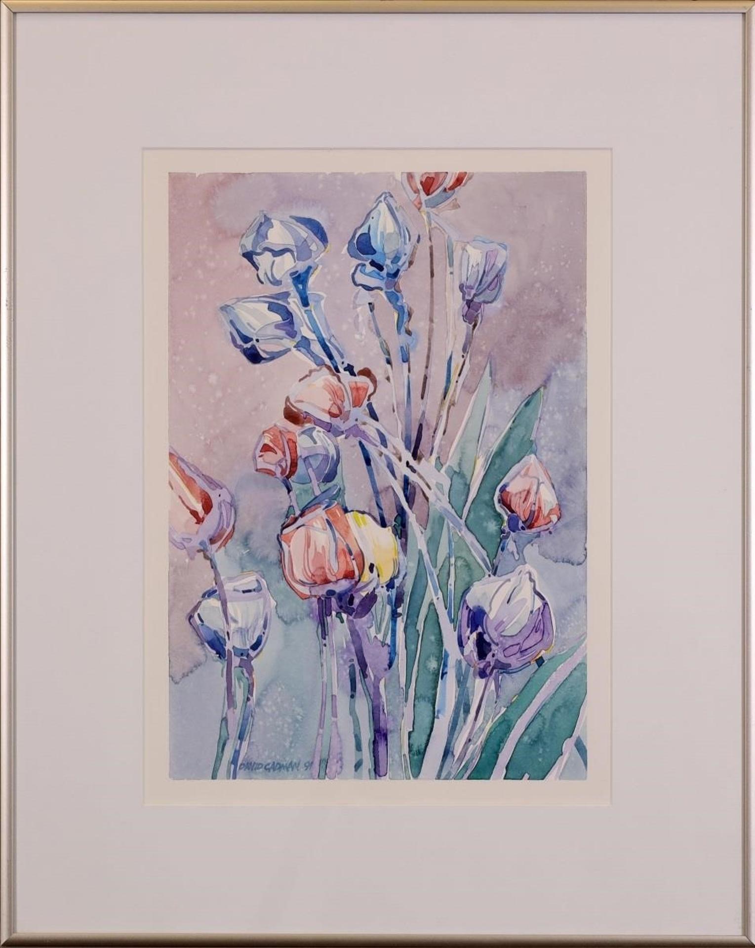 David Cadman (1946) - Untitled, Tulips; 1991