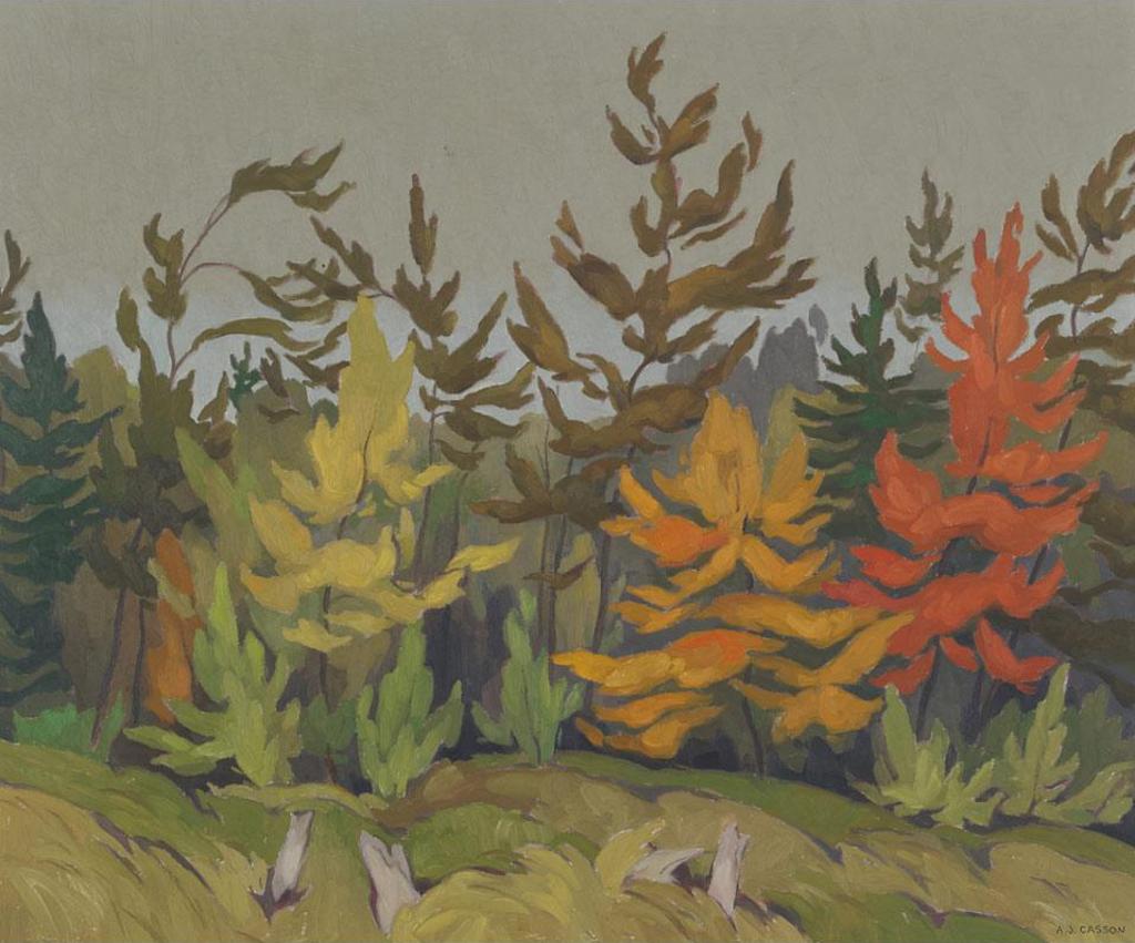 Alfred Joseph (A.J.) Casson (1898-1992) - Edge Of The Woods, 1968