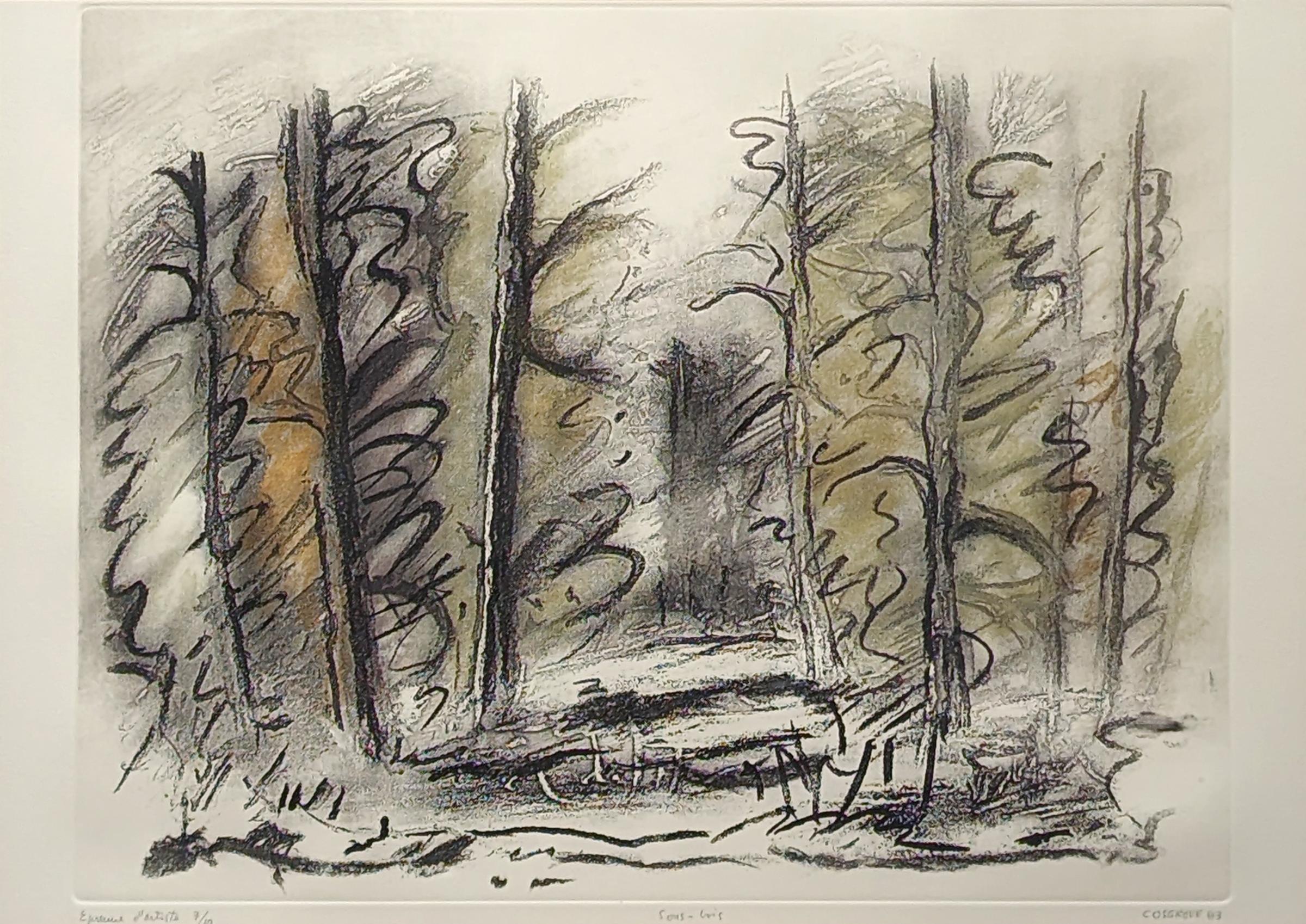 Stanley Morel Cosgrove (1911-2002) - Sous-bois, 1983