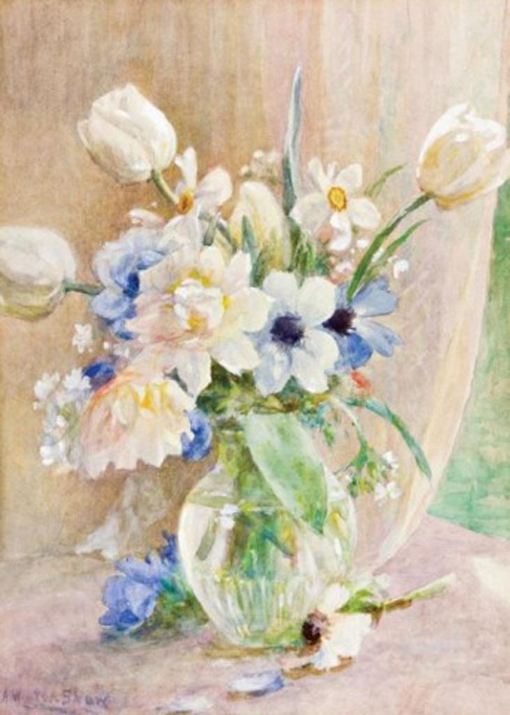 Arthur Winter-Shaw (1869-1948) - Vase of Spring Flowers