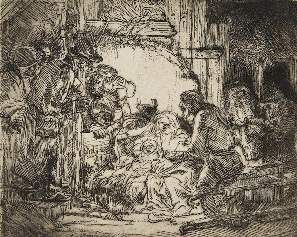 Rembrandt Harmenszoon van Rijn (1606-1669) - The Adoration of the Shepherds with Lamp
