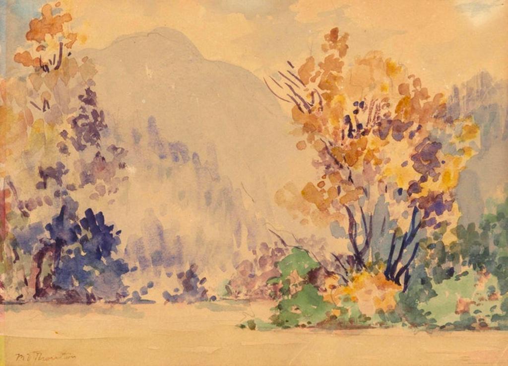 Mildred Valley Thornton (1890-1967) - Two mountainscapes