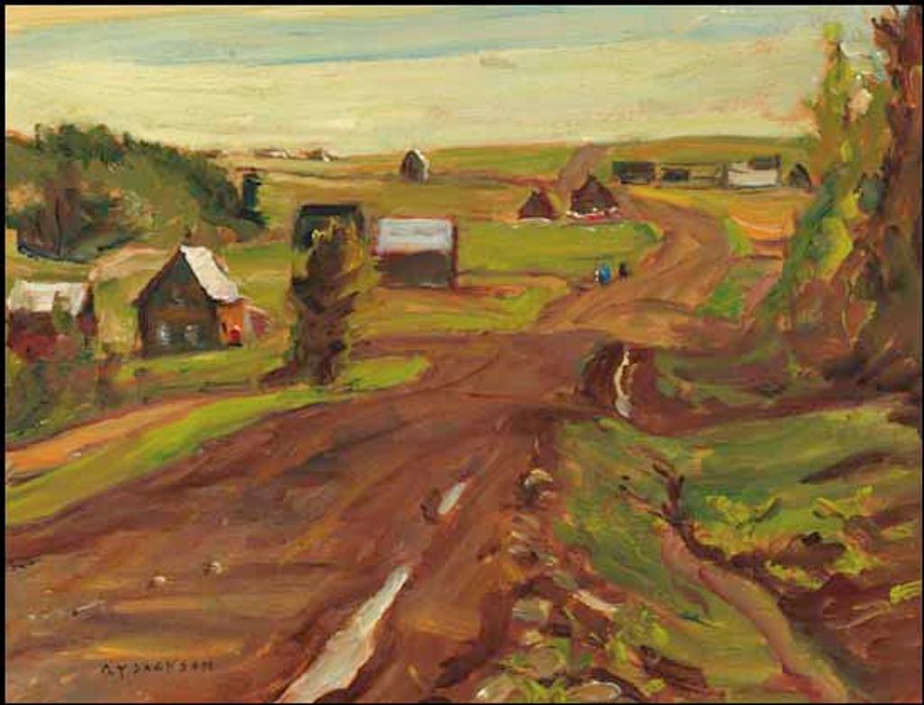 Alexander Young (A. Y.) Jackson (1882-1974) - Country Road, New Brunswick