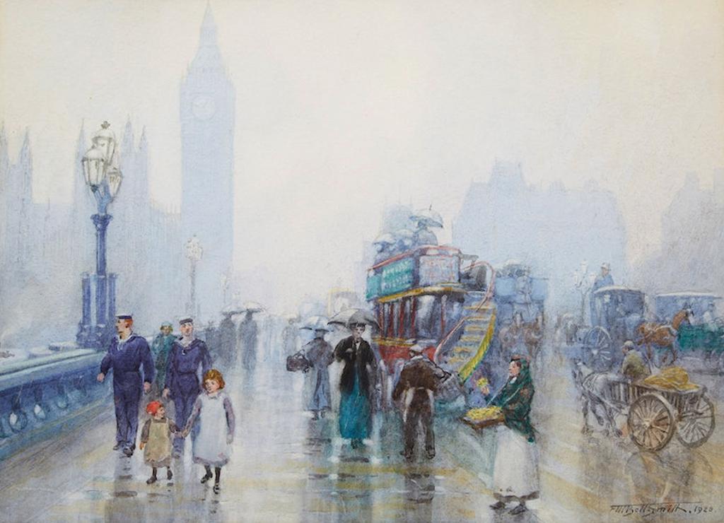 Frederic Martlett Bell-Smith (1846-1923) - Westminster Bridge, London