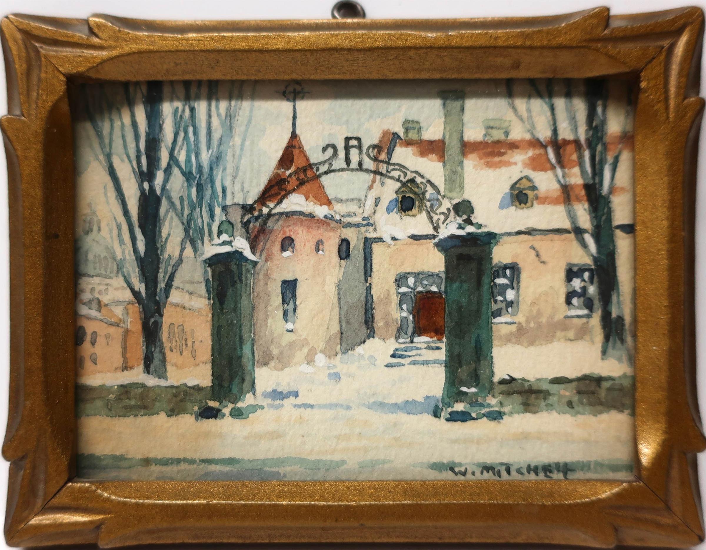 Willard Morse Mitchell (1879-1955) - The Famous And Historic Chateau De Ramezay In Montreal, P.Q.