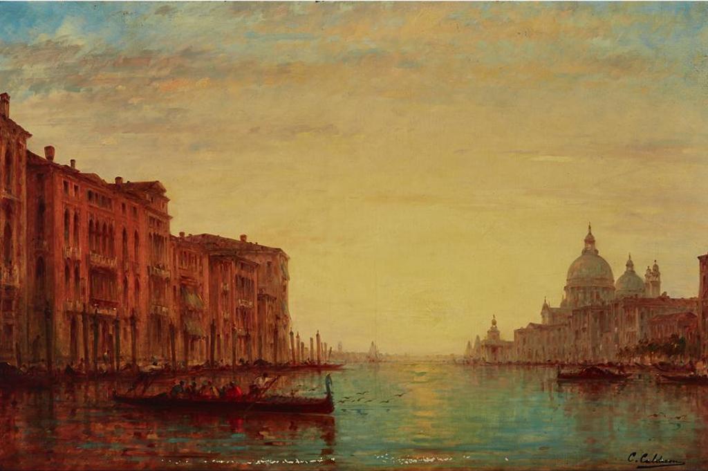 Charles Clement Calderon (1870-1906) - Crépescule, Venise (Venice At Dusk)