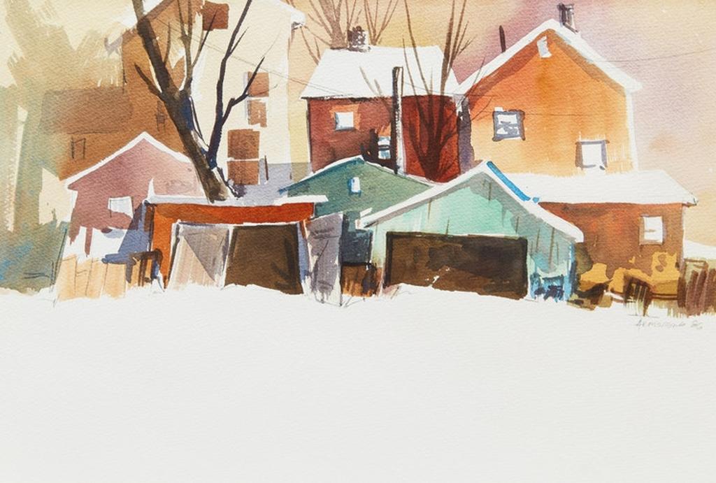 Geoffrey David Armstrong (1928-2018) - Just a Shanty in Old Shanty Town; Farm in Winter