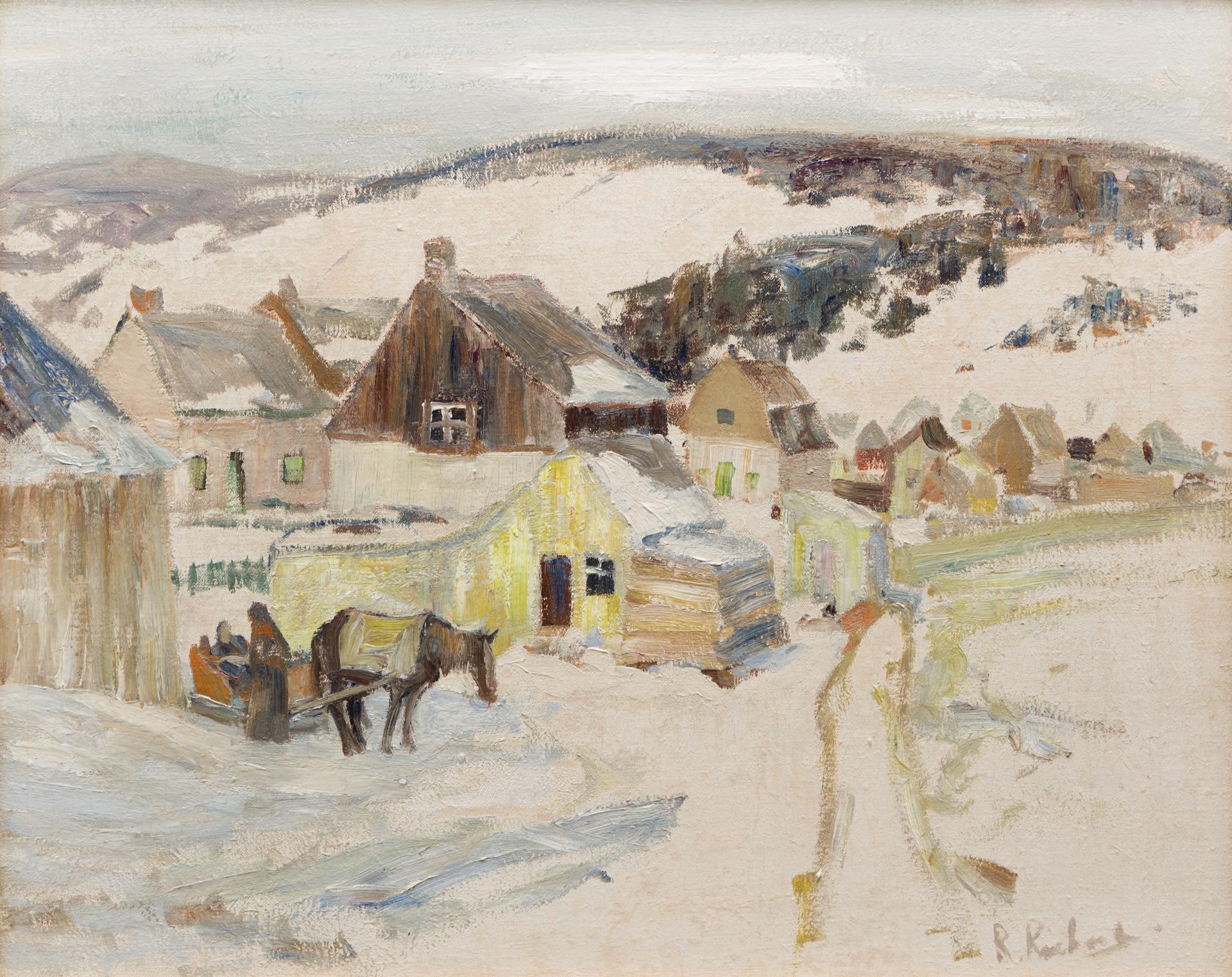 René Jean Richard (1895-1982) - Village d'antan, c. 1942