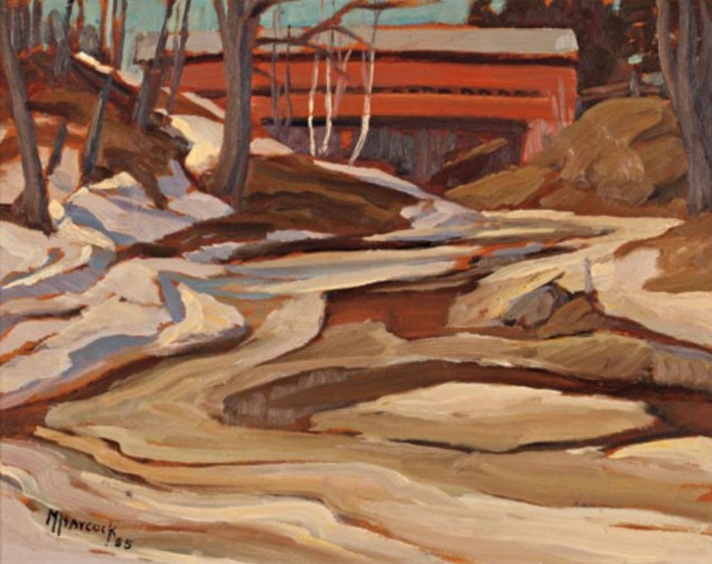 Maurice Hall Haycock (1900-1988) - Covered Bridge, Picanock River