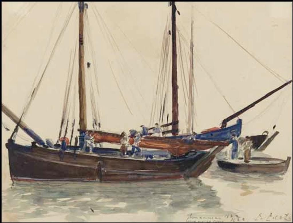 Robert Wakeham Pilot (1898-1967) - Fishing Boats - Brittany, France