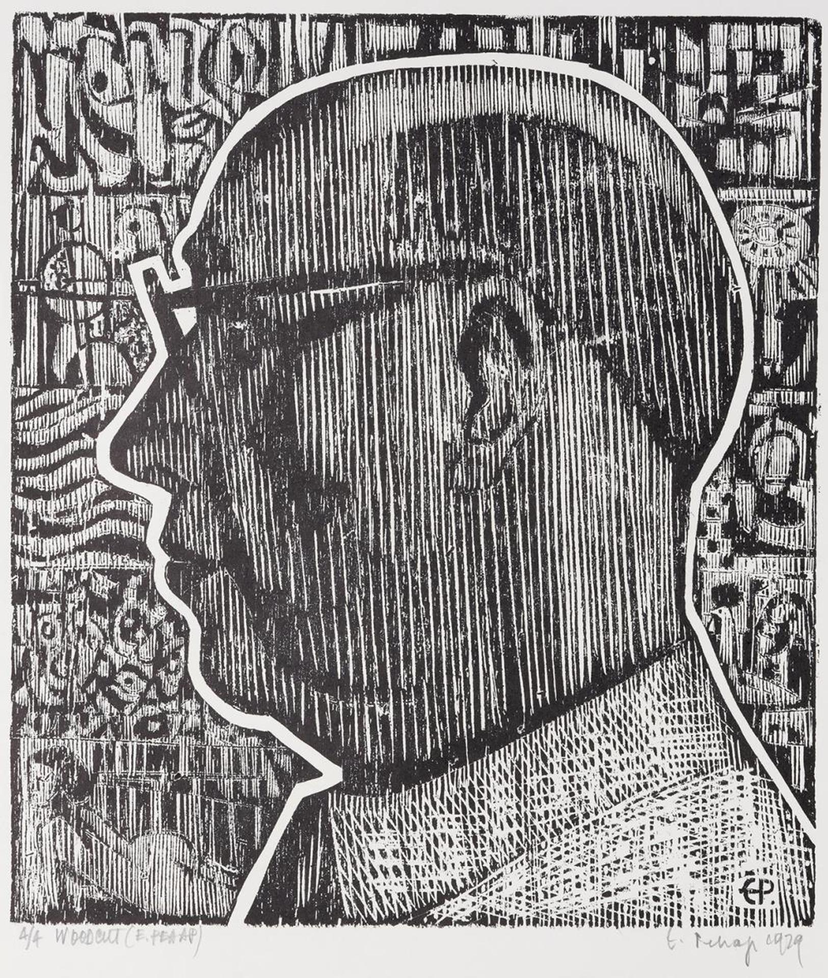 Eric Konstantin Pehap (1912-1971) - E. Pehap - Self Portrait
