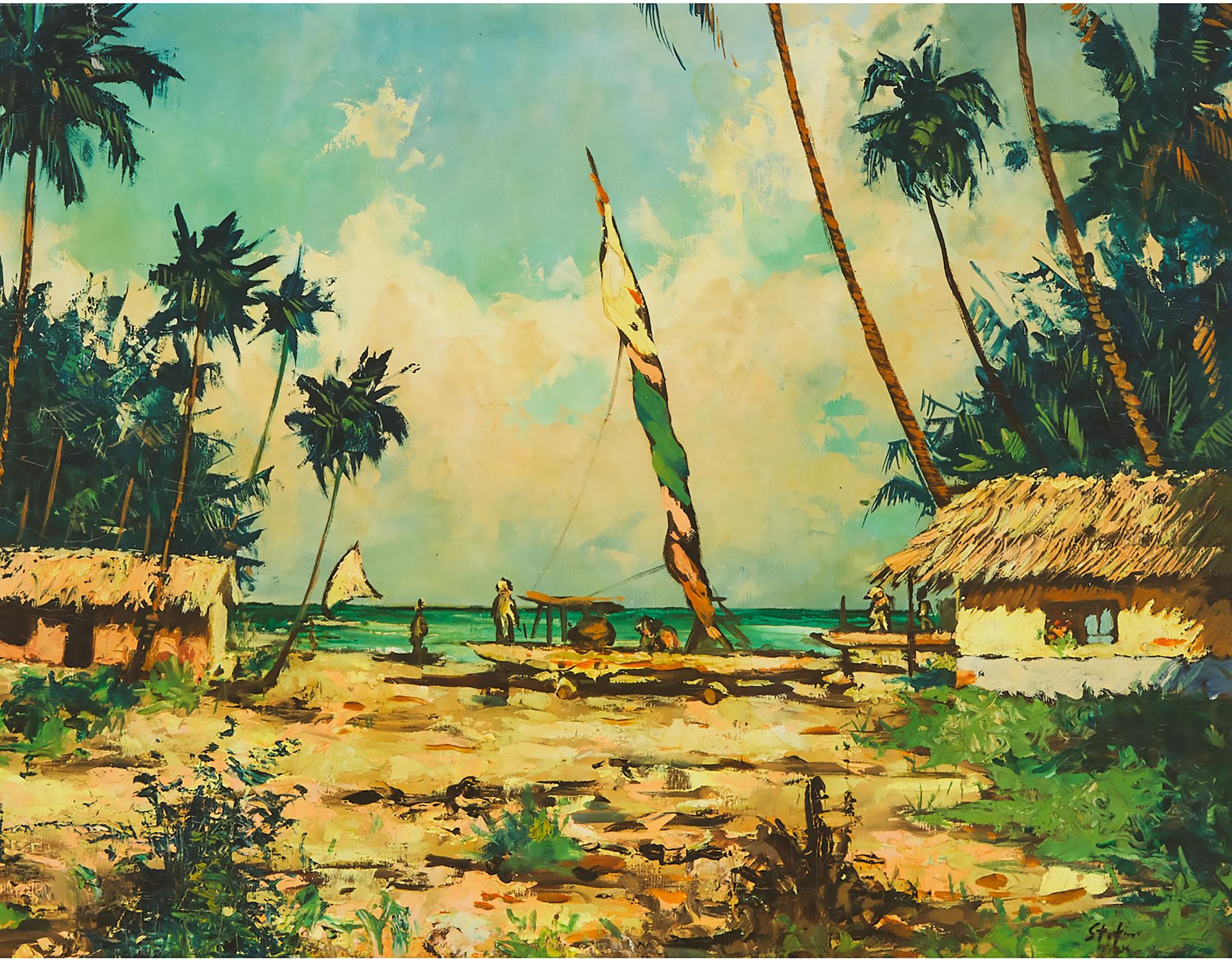 Stefano (Stefan) Angelo Falk - Tropical Hut And Beach