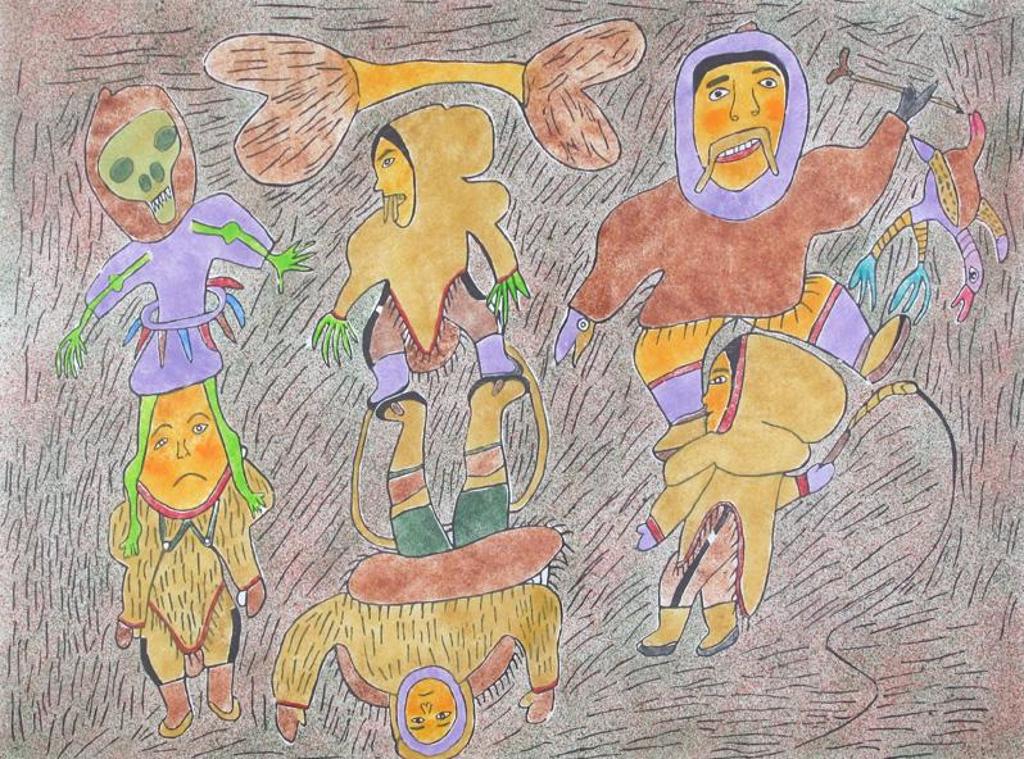 Ruth Annaqtuusi (Annuktoshe) Tulurialik (1934) - Shaman Family; 1986