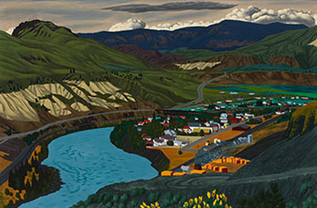 Edward John (E. J.) Hughes (1913-2007) - Ashcroft (On the Thompson River in Central BC)