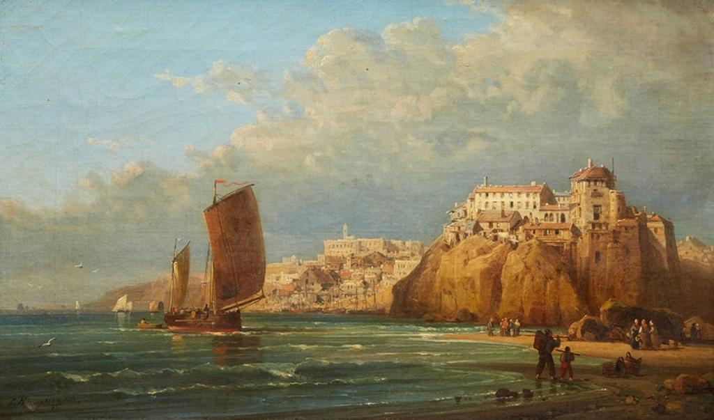 Charles Euphrasie Kuwasseg (1833-1904) - The Brittany Coast