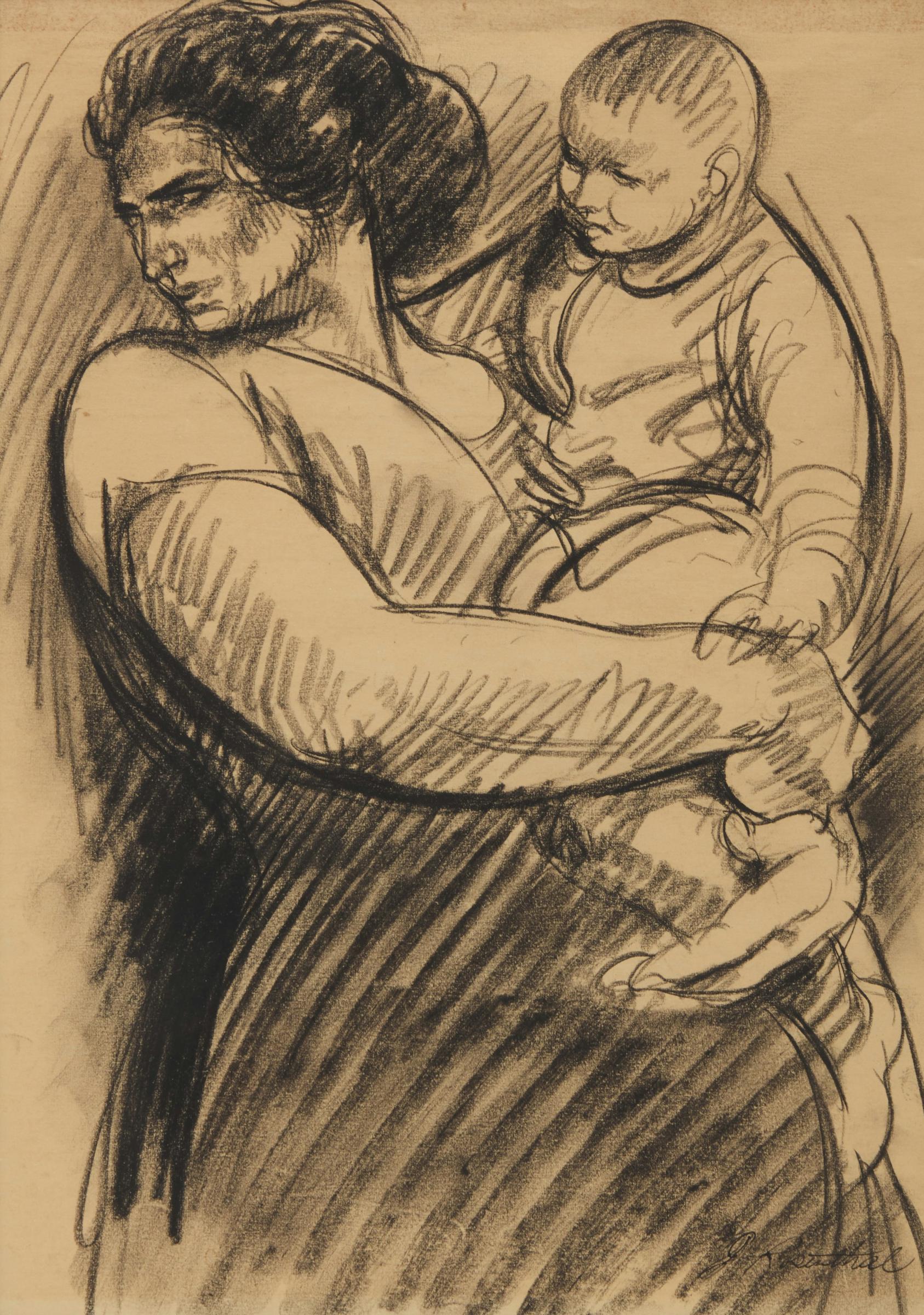 Joe Rosenthal (1921-2018) - Untitled (Mother and Child)