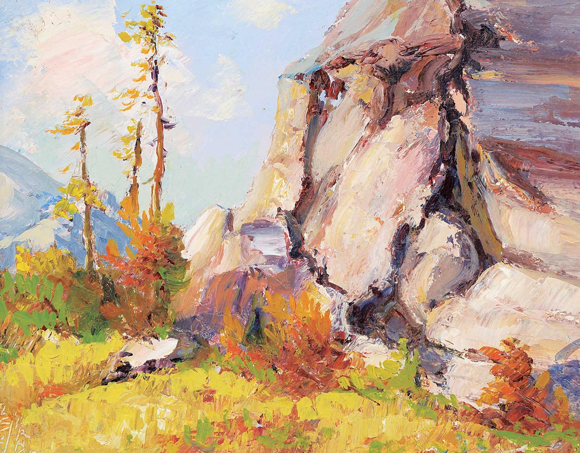 Alec John Garner (1897-1995) - Rocks Near Creston B.C.