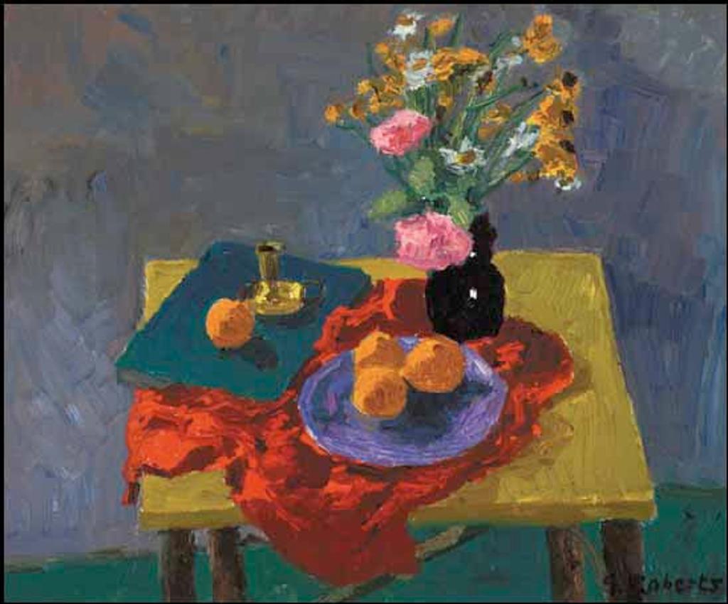 William Goodridge Roberts (1921-2001) - Still Life with Flowers and Fruit