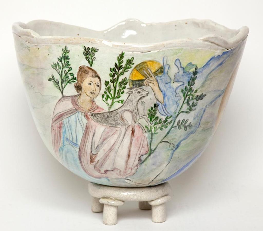 Maria Gakovic (1913-1999) - Untitled - Bowl With Biblical Scenes