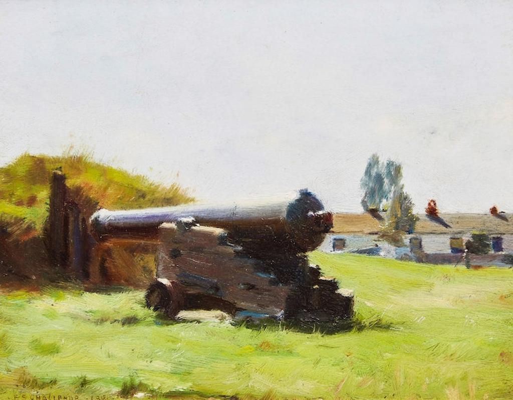 Frederick Sproston Challener (1869-1958) - Cannon at Fort York