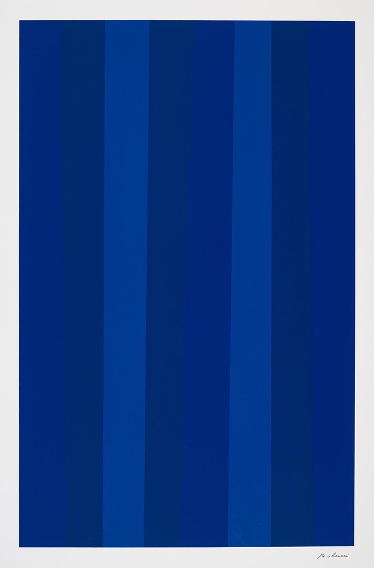 Guido Molinari (1933-2004) - Sans titre (Quantificateur bleu)