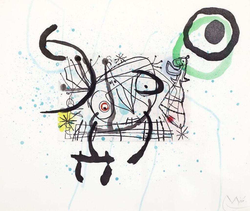 Joan Miró (1893-1983) - FISSURES NO. 8; 1969