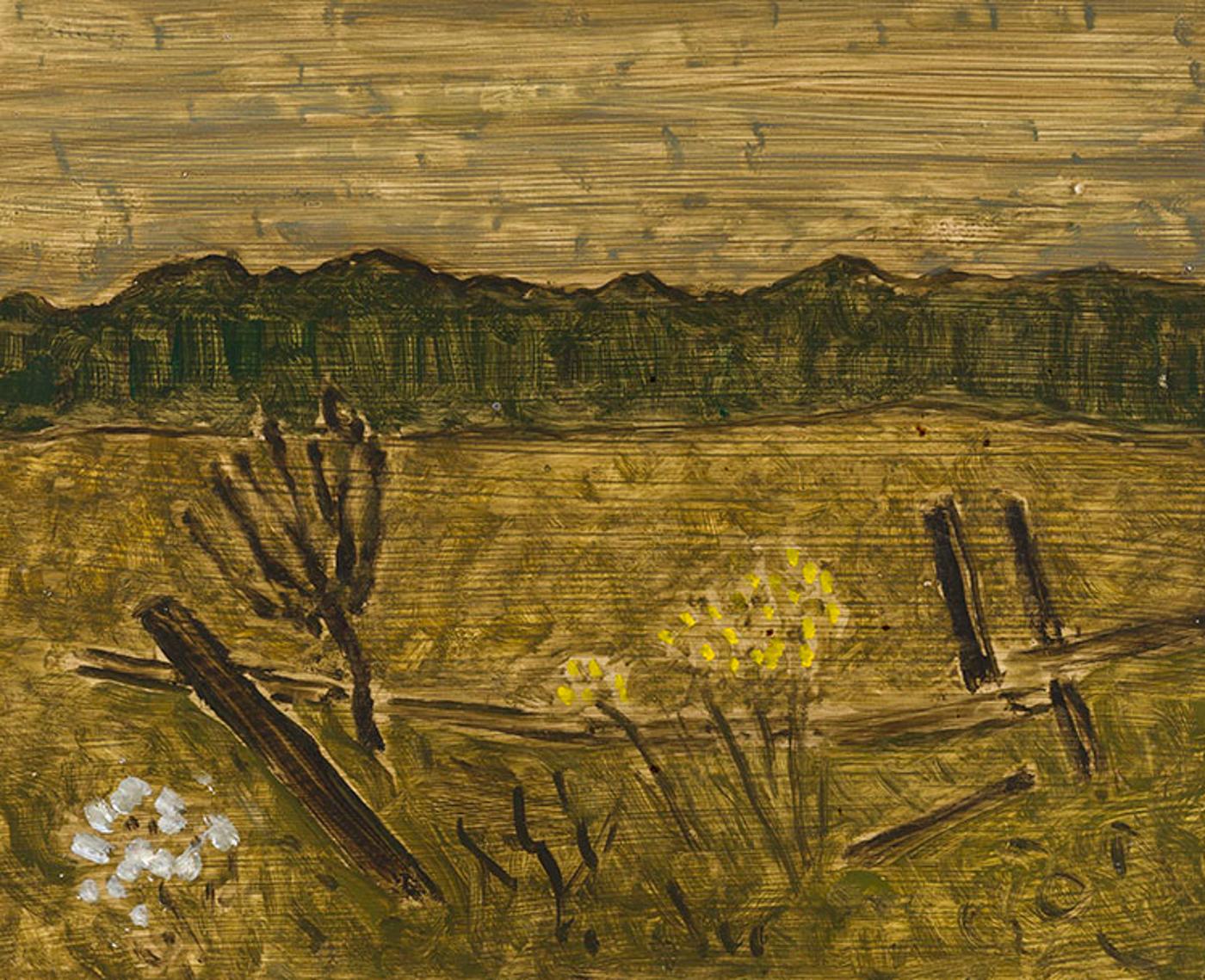 Barker Fairley (1887-1986) - Dingle – Field Flowers at Dusk