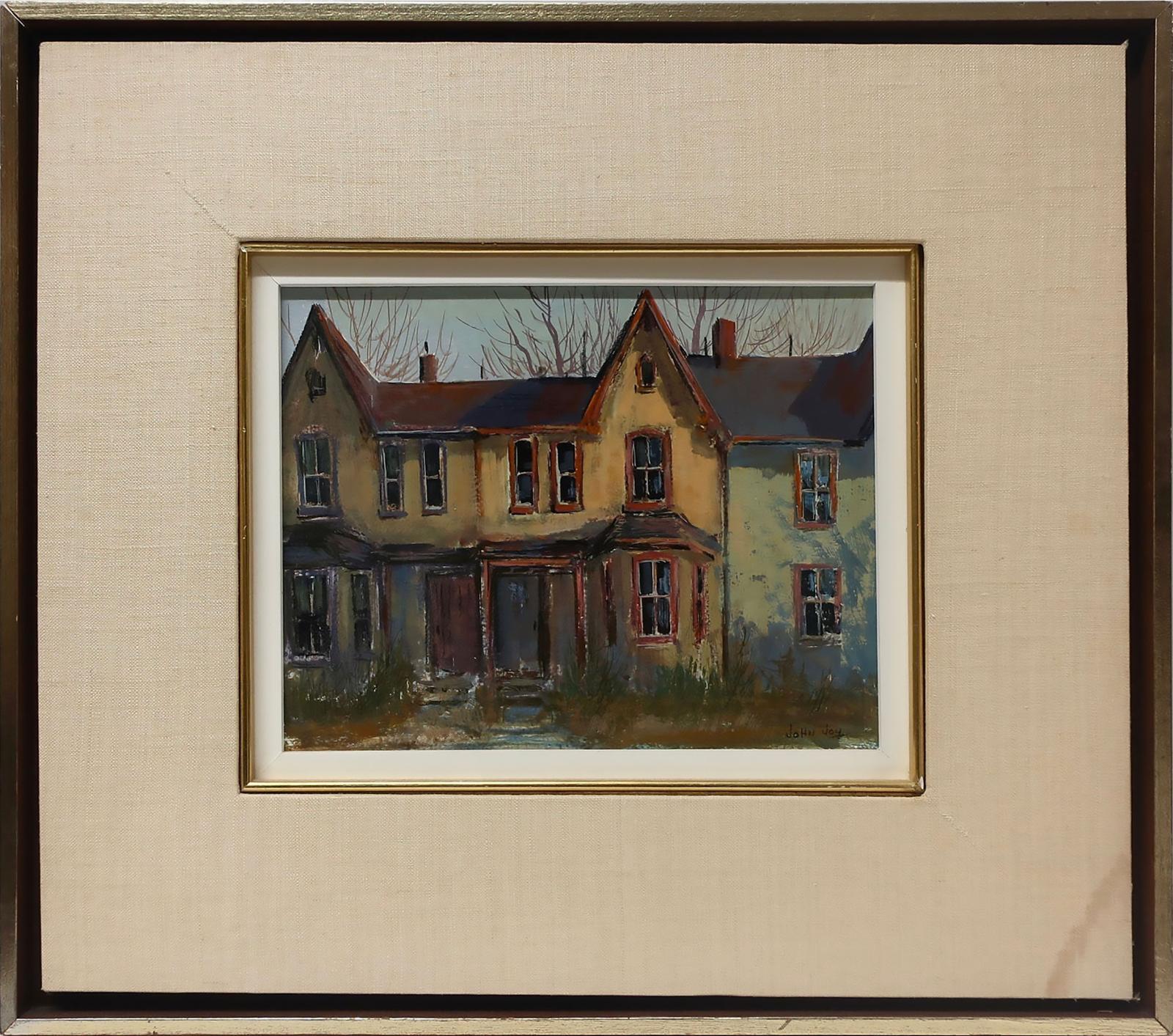John Joy (1925-2012) - Untitled (Old Row Houses)
