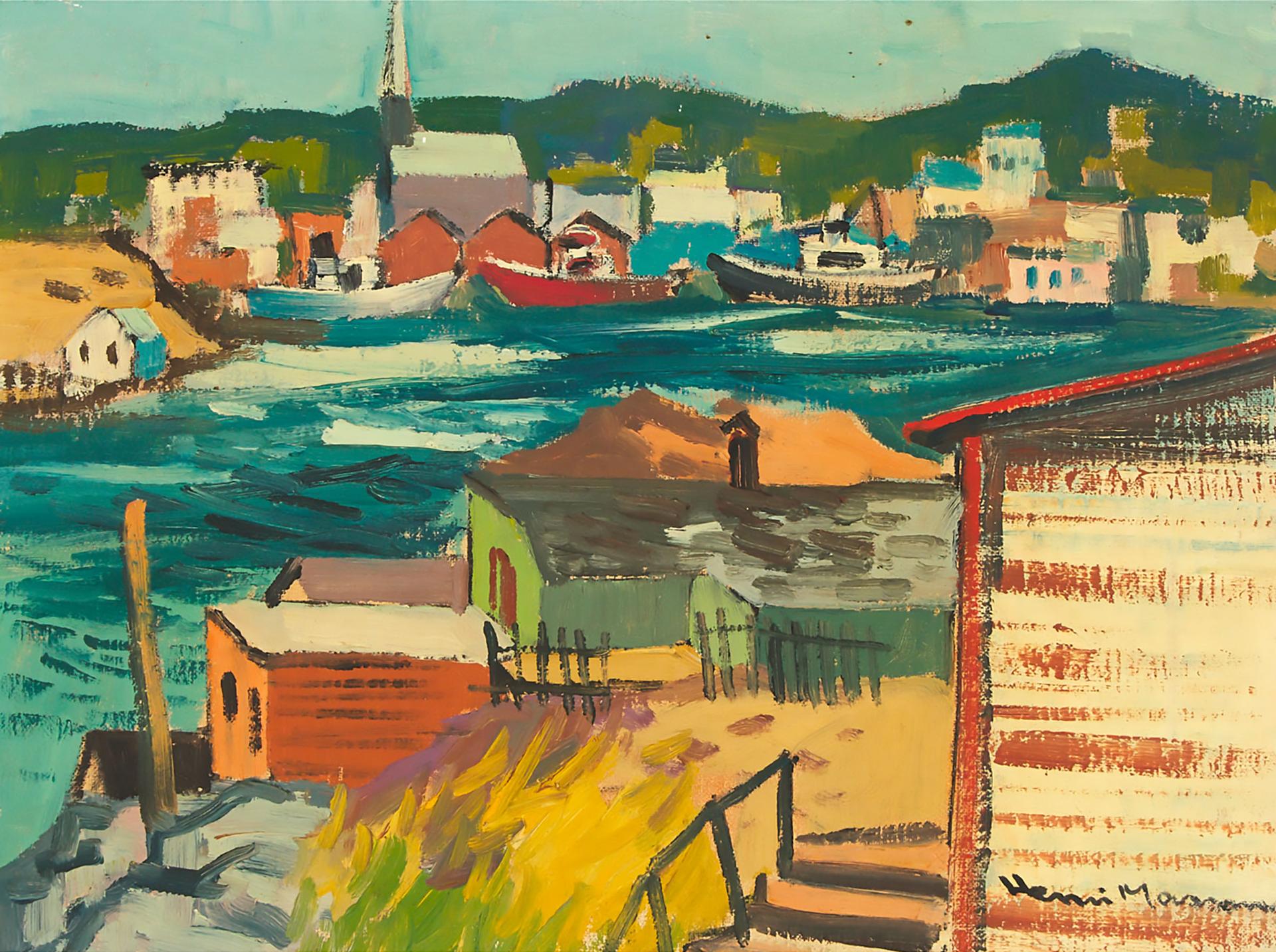 Henri Leopold Masson (1907-1996) - St. John's Harbour, Newfoundland