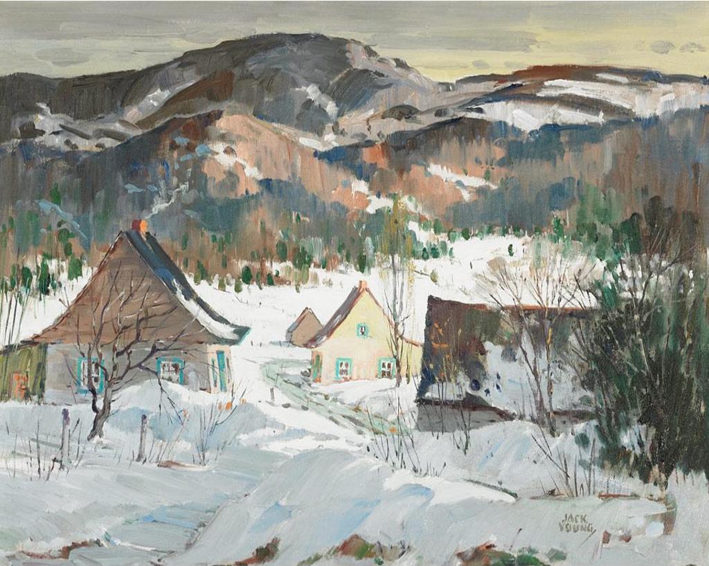 Jack Young (1894-1963) - Village In The Laurentians