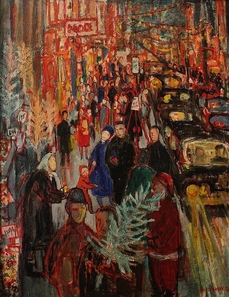 Molly Joan Lamb Bobak (1922-2014) - oil on canvas