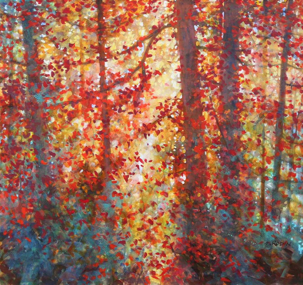 Bev Rodin - Vermillion & Forest Green (From The Forest Ridge  Series)