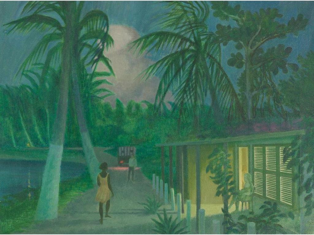 Philip Henry Howard Surrey (1910-1990) - Dusk In Martinique