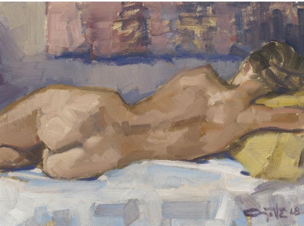 Léo Ayotte (1909-1976) - Reclining Nude