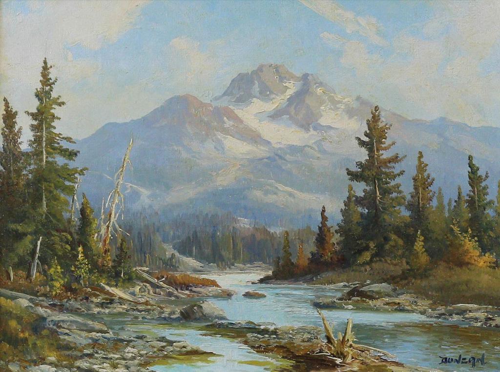 Duncan Mackinnon Crockford (1922-1991) - Lower Spray Valley, Goat Mt., Alta; 1965