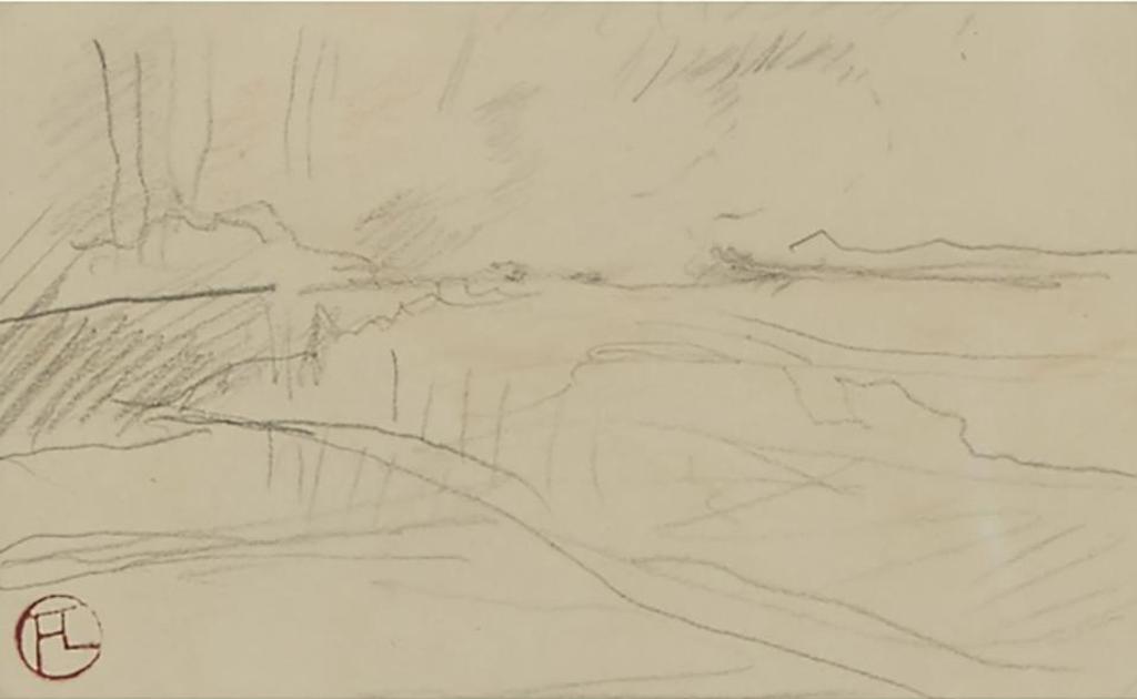 Henri de Toulouse-Lautrec (1864-1901) - Etude De Paysage, 1894 [dortu, 3566]