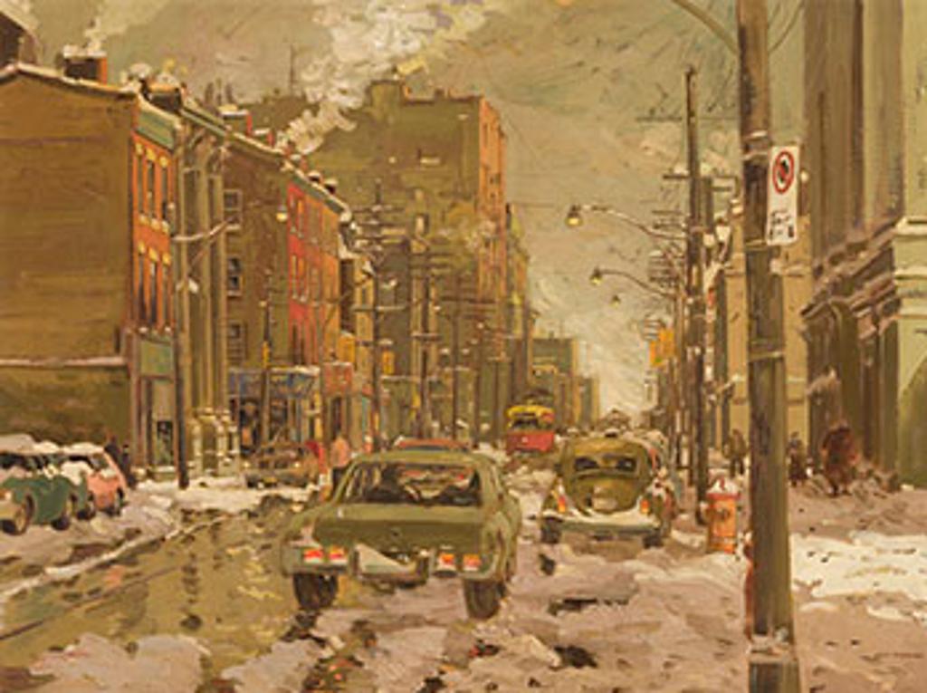 Arto Yuzbasiyan (1948) - Toronto Street Scene
