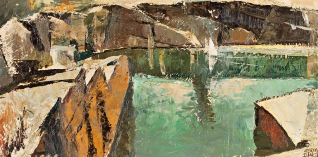 Adrian Dingle (1911-1974) - Quarry Sails, Rockport