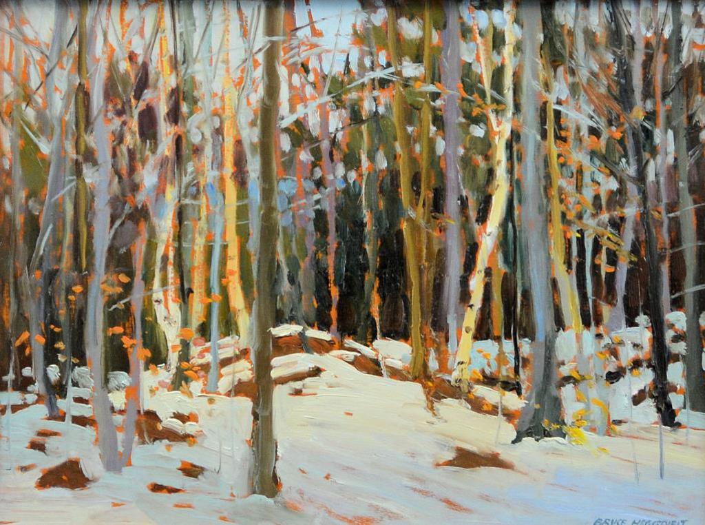 Bruce Allen Heggtveit (1917-2002) - Early Snow, Notch Road