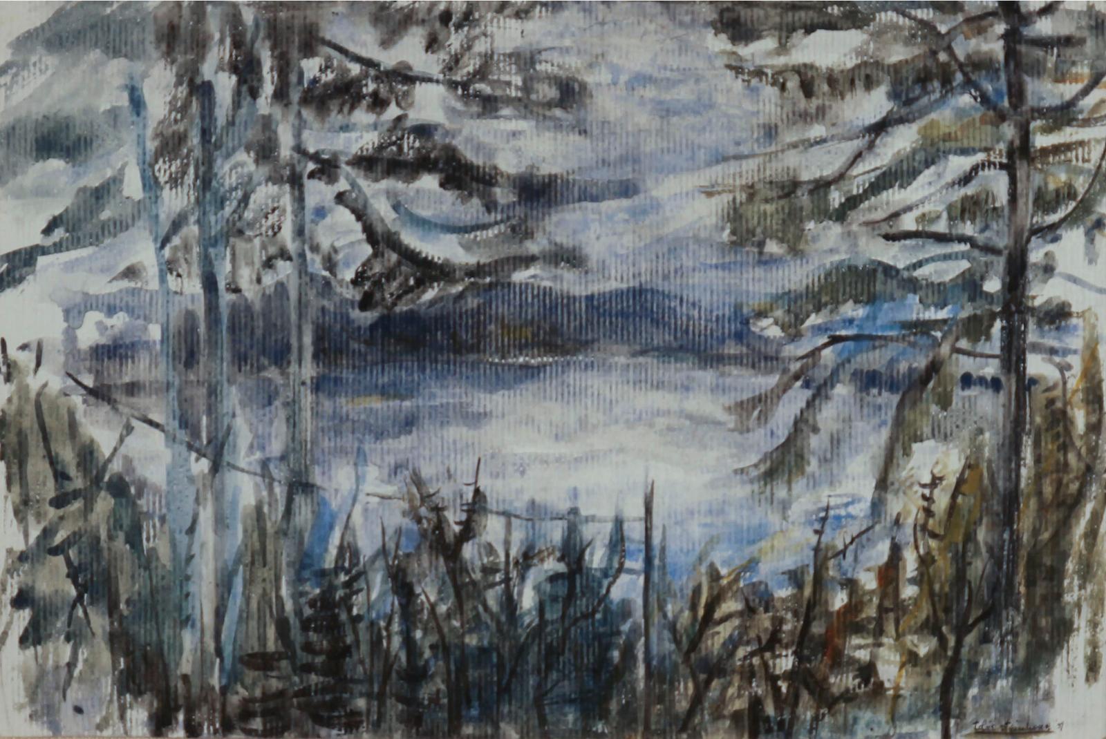 Tobie Thelma Steinhouse (1925) - Storm Coming, Lac Ouareau, Quebec, 1959