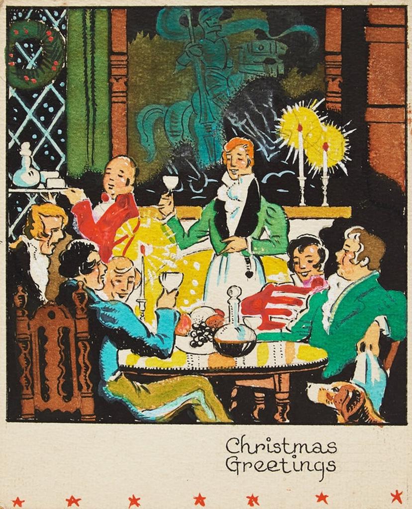 Stanley Francis Turner (1883-1953) - Fifteen Christmas cards; Four holiday studies; Two prints