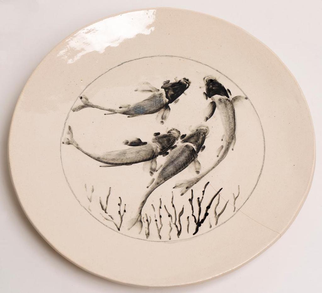 Maria Gakovic (1913-1999) - Plate With Koi