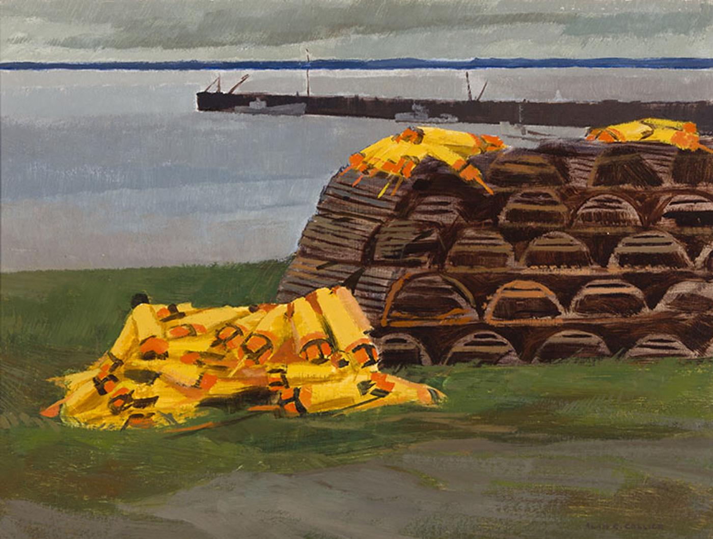 Alan Caswell Collier (1911-1990) - Seal Cove, Grand Manan Island, N.B.