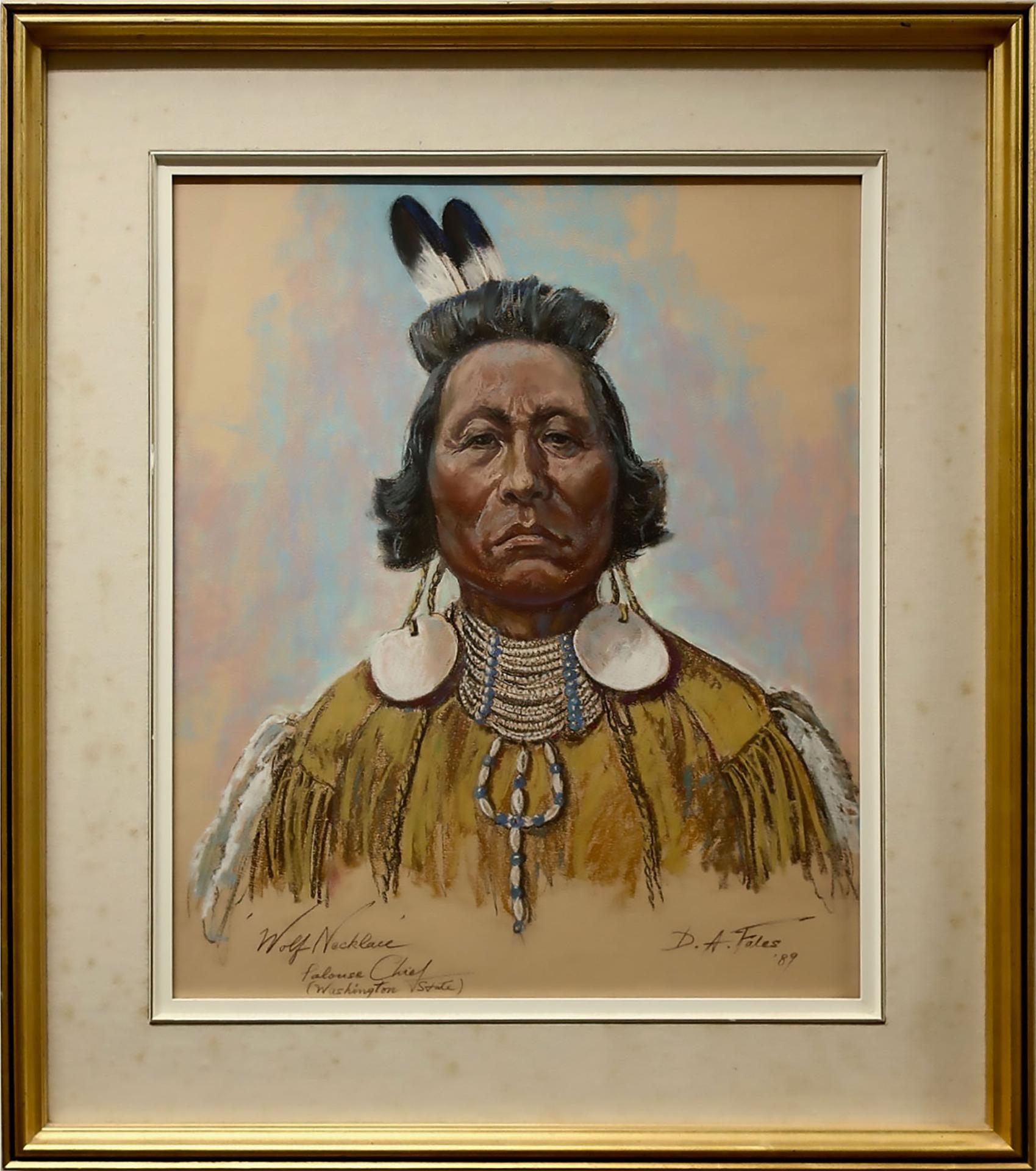 Douglas Allan Fales (1929) - 'wolf Necklace' Palouse Chief (Washington State)