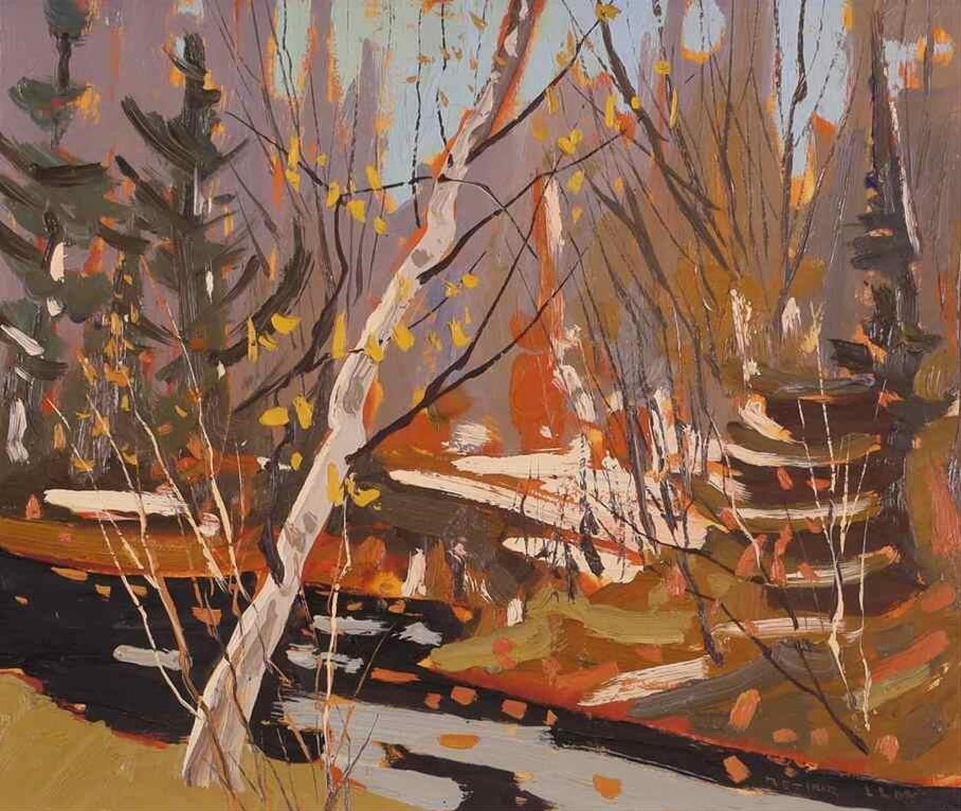 Arthur George Lloy (1929-1986) - Leaning Birch