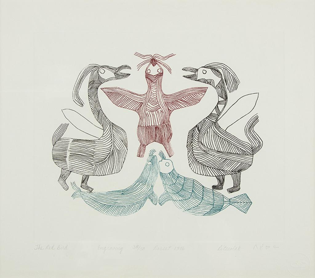 Pitseolak Ashoona (1904-1983) - The Red Bird