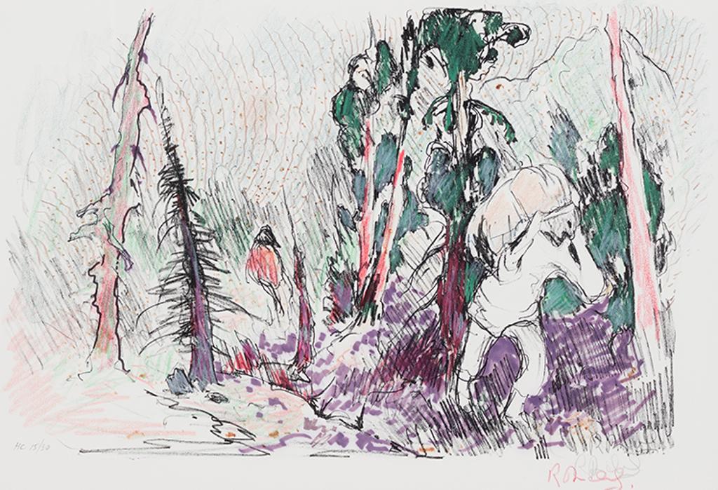 René Jean Richard (1895-1982) - Trappeurs dans les bois