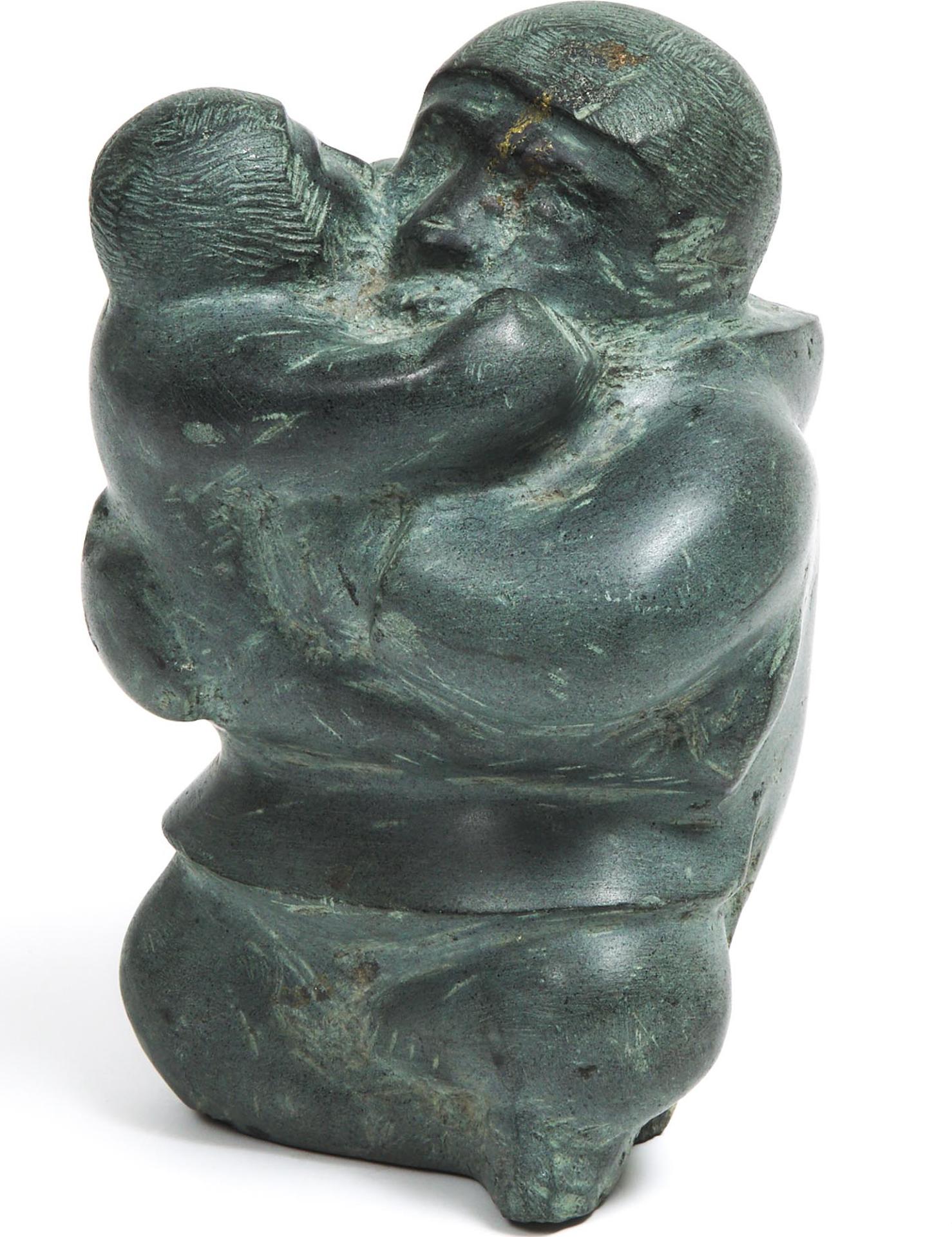 Vital Makpaaq (1922-1978) - Man With Child In His Arms