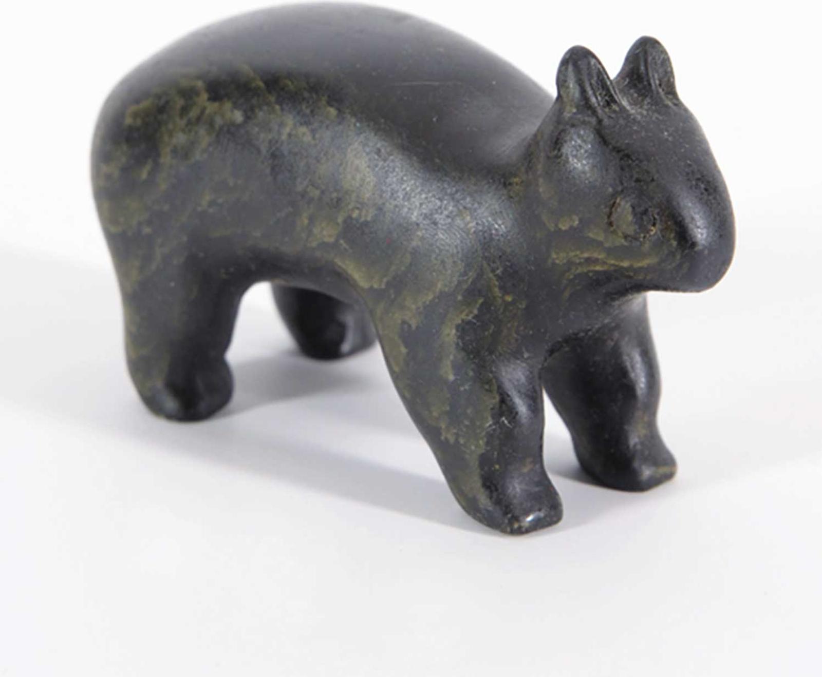 School [Barnabus Arnasungaaq] Inuit - Untitled - Small Black Bear