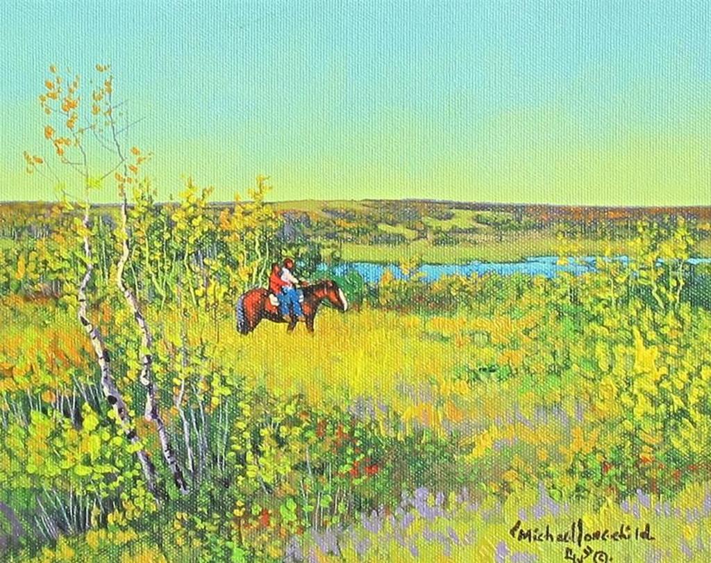 Michael Lonechild (1955) - Going Fishing At Cannington Lake